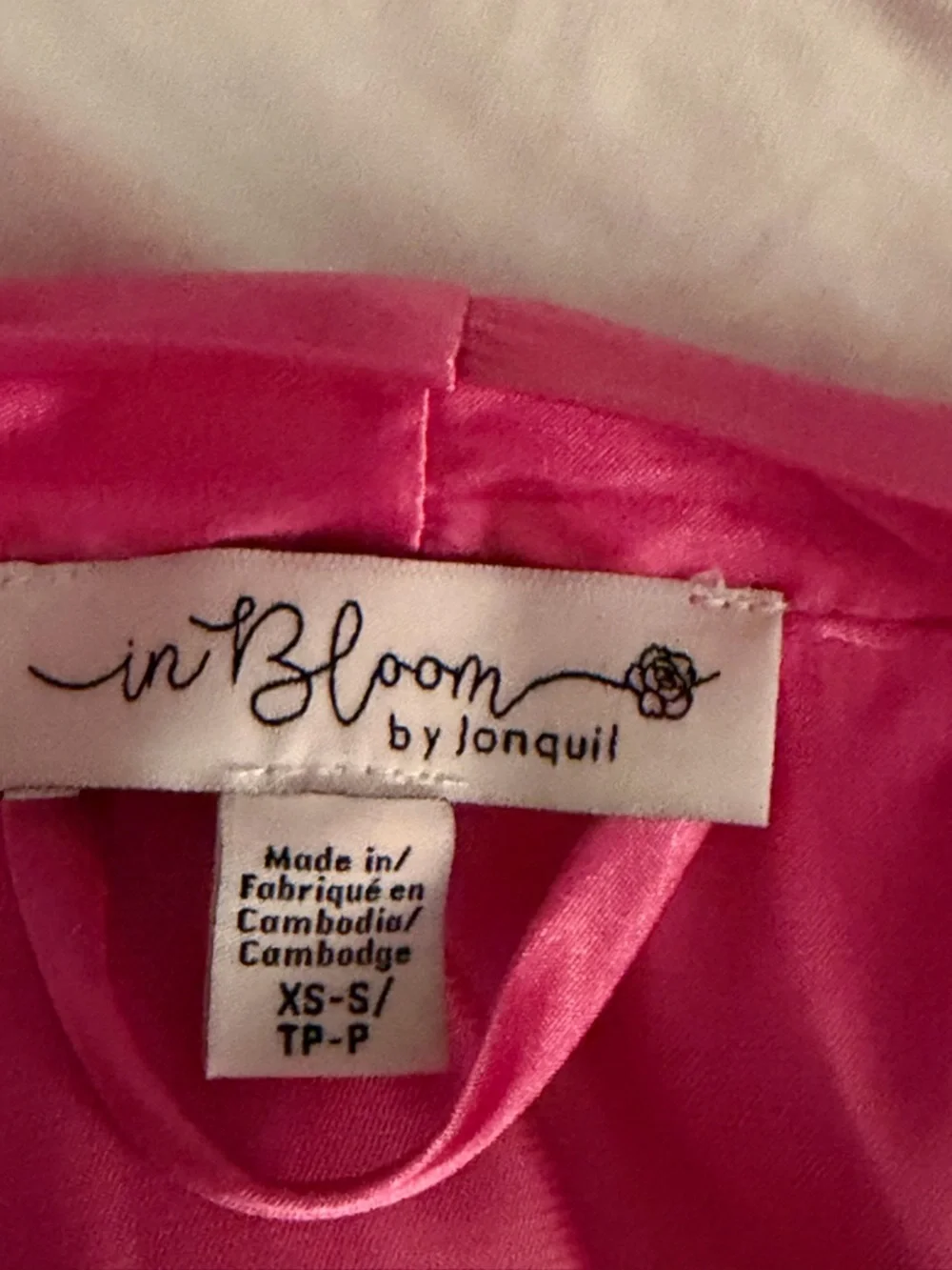 In Bloom by Jonquil Love Story Luxe Satin Halter Chemise Pink Slip & Robe - Picture 10 of 16